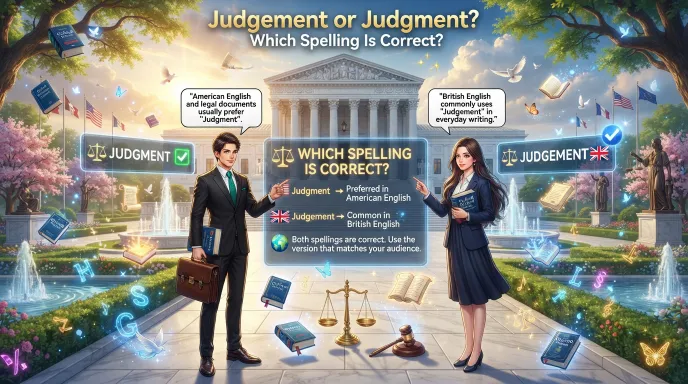 Judgement or Judgment