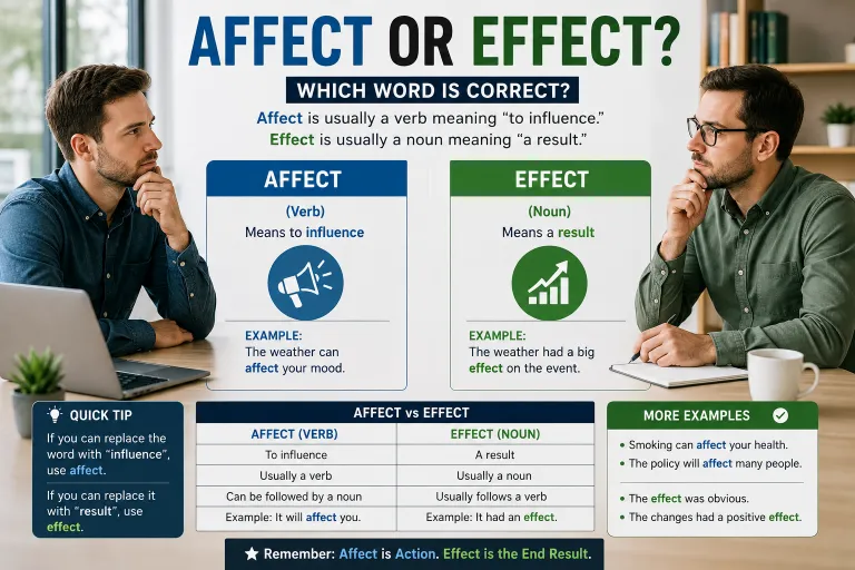 Affect or Effect?