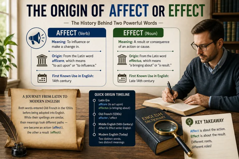 The Origin of Affect or Effect