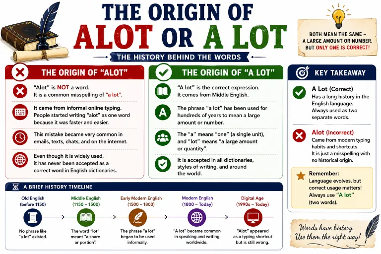 The Origin of Alot or A Lot