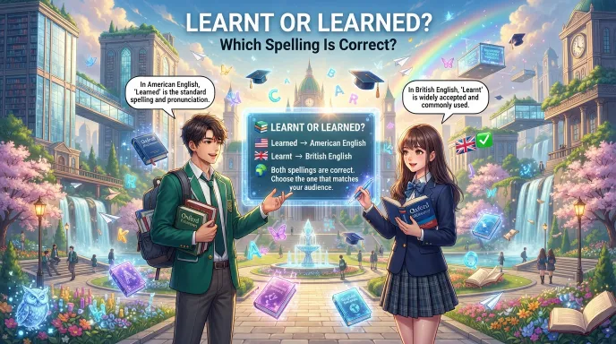 Learnt or Learned