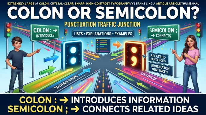 Colon or Semicolon