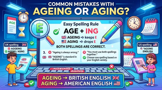 Common Mistakes with Ageing or Aging