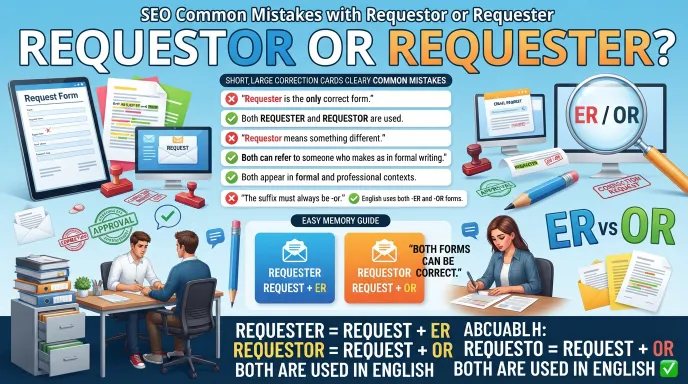 Common Mistakes with Requestor or Requester