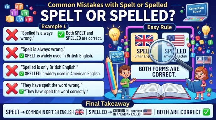 Common Mistakes with Spelt or Spelled