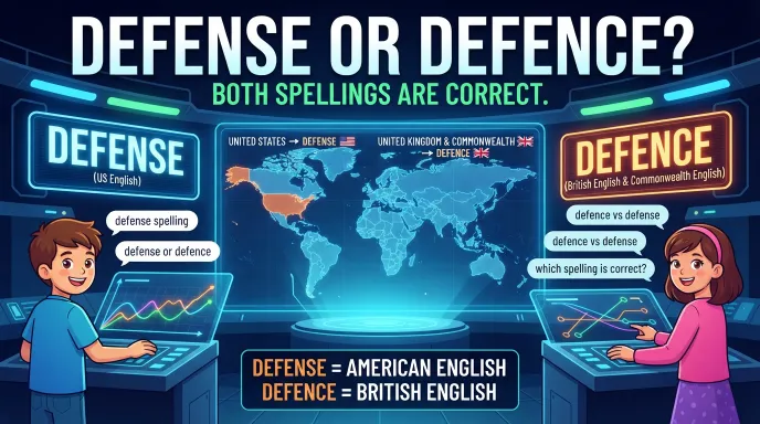 Defense or Defence : Google Trends & Usage Data