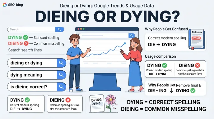 Dieing or Dying : Google Trends & Usage Data