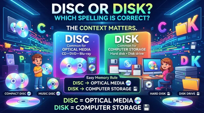 Disc or Disk