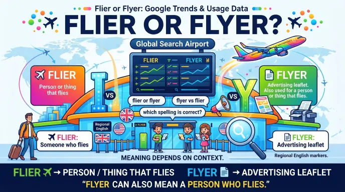 Flier or Flyer : Google Trends & Usage Data