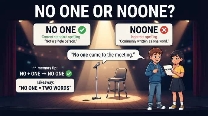 Noone or No One