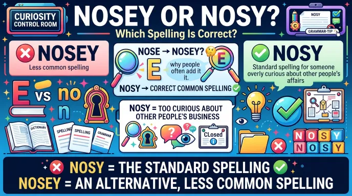 Nosey or Nosy