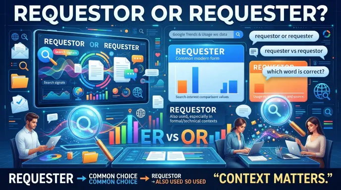 Requestor or Requester : Google Trends & Usage Data