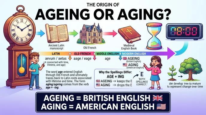 The Origin of Ageing or Aging
