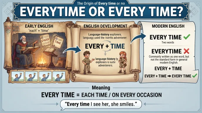The Origin of Everytime or Every Time