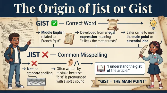The Origin of Jist or Gist