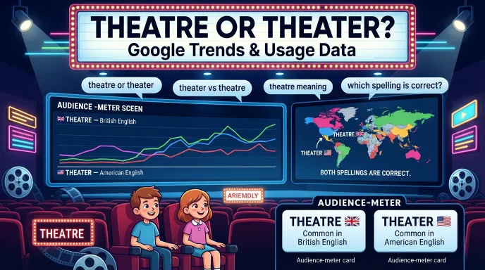 Theatre or Theater : Google Trends & Usage Data