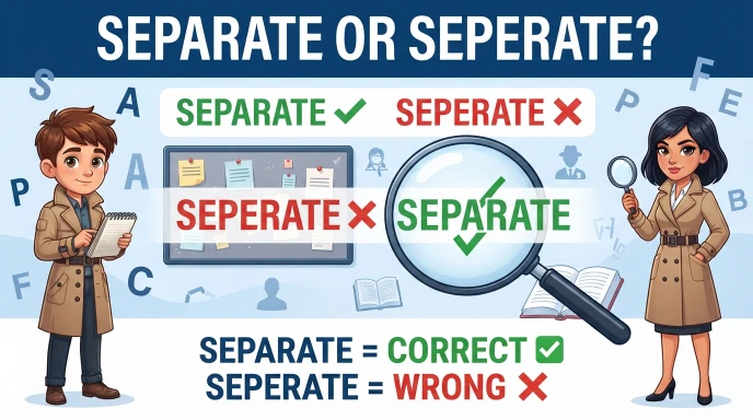 Common Mistakes with Separate or Seperate