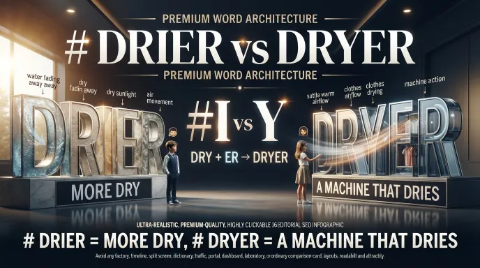 Drier or Dryer