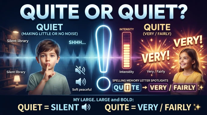Quite or Quiet