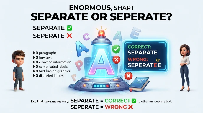 Separate or Seperate