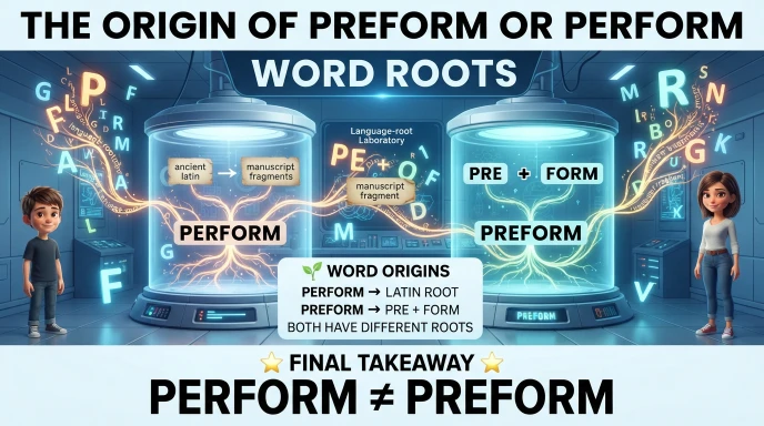The Origin of Preform or Perform