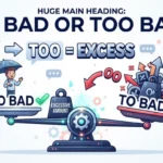To Bad or Too Bad