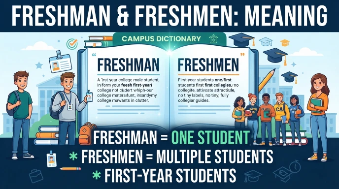 Definition and Meaning of Freshman and Freshmen
