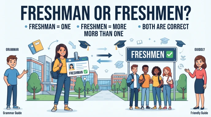 freshman or freshmen